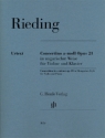 Concertino a-moll op.21 in ungarischer Weise f�r Violine und Klavier Partitur und Stimme