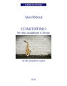 Concertino for Alto Saxophone and Strings for alto saxophone and piano