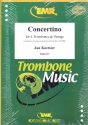 CONCERTINO OP.115 PER 4 TROMBONI ED orchestra d'archi score and parts