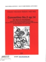 Concertino op.14,2 f�r Horn und Orchester f�r Horn und Klavier