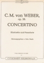 Concertino op.26 f�r Klarinette und Klavier