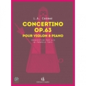 Concertino op.63 pour violon et piano pour alto et piano