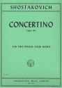 Concertino op.94 for 2 pianos 4 hands 2scores