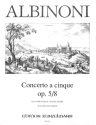 Concerto a cinque F-Dur op.5,8 f�r Violine und Streichorchester f�r Violine und Klavier