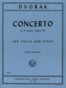 Concerto a minor op.53 for violin and piano