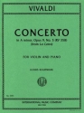 Concerto a minor op.9,5 for violin and piano KAUFMAN, LOUIS,  ED