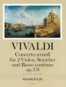 Concerto a-Moll op.3,8 f�r 2 Violen, Streicher und Bc f�r 2 Violen und Klavier