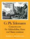 Concerto a tre F-Dur f�r Altblockfl�te, Horn und Bc