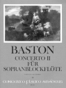 Concerto C-Dur Nr.2 f�r Sopranblockfl�te (Fl�te, Violine), Streicher und Bc
