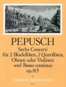 Concerto C-Dur op.8,5 f�r 2 Blockfl�ten (Ob, Vl), 2 Oboen (Fl, Vl) und Bc