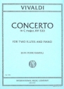 Concerto C major F.VI:2 for 2 flutes and piano