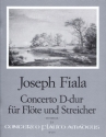 CONCERTO D-DUR FUER FLOETE UND STREICHQUARTETT (STREICHORCH.) PARTITUR+5STIMMEN