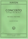 Concerto D major for viola and piano SPITZNER, ALFRED, ED.