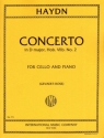 Concerto D major Hob.VIIB:2 for violoncello and orchestra for cello and piano