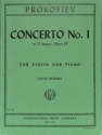 Concerto D major no.1 op.19 for violin and orchestra for violin and piano