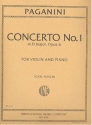 Concerto d Major no.1 op.6 for violin and piano Flesch, Carl, ed.