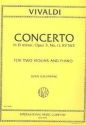Concerto d minor F.IV:2 op.3,11 for 2 violins and piano