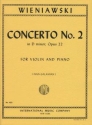 Concerto d minor no.2 op.22 for violin and piano