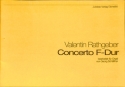 Concerto F-Dur f�r Orgel