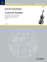 Concerto funebre f�r Violine und Streichorchester Klavierauszug mit Solostimme