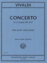 Concerto G major for flute and orchestra for flute and piano