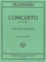 Concerto G major for viola and piano
