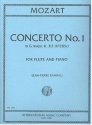 Concerto G major KV313 no.1 for flute and piano