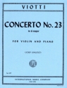 Concerto G major no.23 for violin and piano