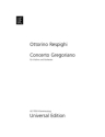 CONCERTO GREGORIANO FUER VIOLINE UND ORCHESTER FUER VIOLINE UND KLAVIER