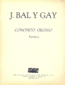 Concerto grosso for orchestra score
