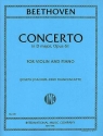 Concerto in d Major op.61 for violin and orchestra for violin and piano
