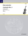 Concerto Nr. 2 h-Moll op. 7 f�r Violine und Orchester Klavierauszug mit Solostimme