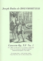 Concerto op.15,1 for 5 oboes (4-5 instruments and Bc) score and parts
