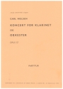Concerto op.57 for clarinet and orchestra study score