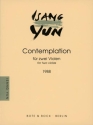 Contemplation f�r 2 Violen 2 Spielpartituren