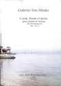 Coral, rondo y canci�n op.1,2 f�r3 Klarinetten und Bassklarinette Partitur und Stimmen
