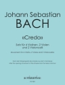 Credo aus der Messe h-Moll BWV232 f�r 4 Violinen, 2 Violen und 2 Violoncelli Partitur und Stimmen