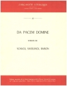 Da pacem Domine pour orgue