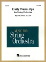 Daily Warm-Ups for string orchestra score and parts