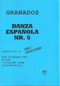 Danza espanola Nr.5 f�r Gitarre und Fl�te (Violine, Cello) 4 Stimmen