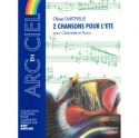 DARTEVELLE Olivier Chansons pour l'�t� (2) clarinette et piano Partition