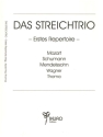 Das Streichtrio -Erstes Repertoire f�r Violine, Viola und Violoncello Partitur und Stimmen