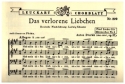 Das verlorene Liebchen op.27,4 f�r M�nnerchor a cappella Partitur