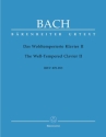 Das wohltemperierte Klavier Band 2 (BWV870-893) f�r Klavier
