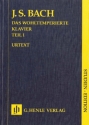 Das Wohltemperierte Klavier Teil 1  Studienpartitur