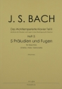 Das Wohltemperierte Klavier Teil 2 Band 3 f�r Violine, Viola und Violoncello Partitur und Stimmen