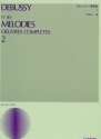 Debussy et ses m�lodies Band 2 f�r Gesang und Klavier