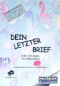 Dein letzer Brief: f�r Gesang und Klavier mit Akkordbezifferung