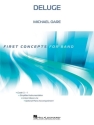 Deluge for concert band score and parts