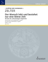 Der Mensch lebt und bestehet nur eine kleine Zeit f�r 2 gem Ch�re a cappella Partitur